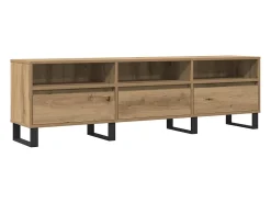 Mueble de TV madera de ingeniería roble artisan 150x30x44,5 cm