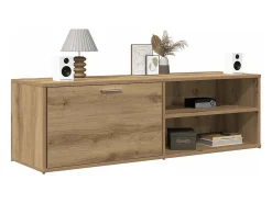 Mueble de TV madera de ingeniería roble artesanal 120x34x37 cm