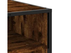 Mueble de TV madera de ingeniería roble ahumado 270x40x46 cm