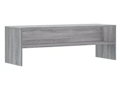 Mueble de TV madera de ingeniería gris Sonoma 120x40x40 cm ES136918