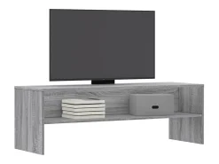 Mueble de TV madera de ingeniería gris Sonoma 120x40x40 cm ES136918