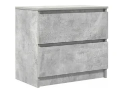 Mueble de TV madera de ingeniería gris hormigón 60x35x54 cm