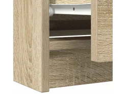 Mueble de TV madera de ingeniería roble Sonoma 100x35x54 cm