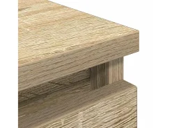 Mueble de TV madera de ingeniería roble Sonoma 100x35x54 cm