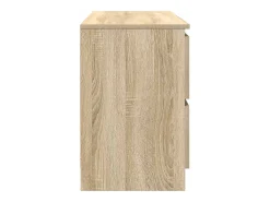 Mueble de TV madera de ingeniería roble Sonoma 100x35x54 cm