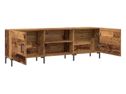 Mueble de TV madera de ingeniería envejecida 150x30x50 cm