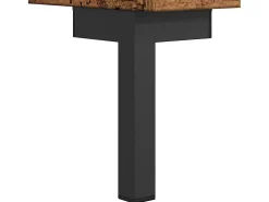 Mueble de TV madera de ingeniería envejecida 150x30x50 cm
