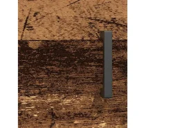 Mueble de TV madera de ingeniería envejecida 150x30x50 cm