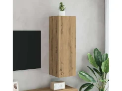 Mueble de TV madera de ingeniería roble artisan 30,5x30x90 cm