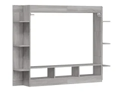 Mueble de TV madera de ingeniería gris Sonoma 152x22x113 cm