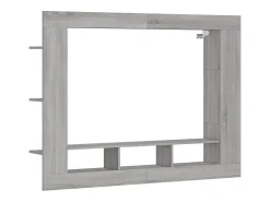 Mueble de TV madera de ingeniería gris Sonoma 152x22x113 cm