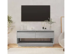 Mueble de TV madera de ingeniería gris Sonoma 102x41x44 cm