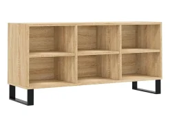 Mueble de TV madera de ingeniería roble Sonoma 103,5x30x50 cm ES53454