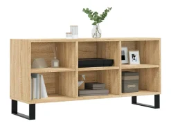 Mueble de TV madera de ingeniería roble Sonoma 103,5x30x50 cm ES53454