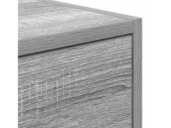 Mueble de TV madera de ingeniería gris Sonoma 80x31x25,5 cm