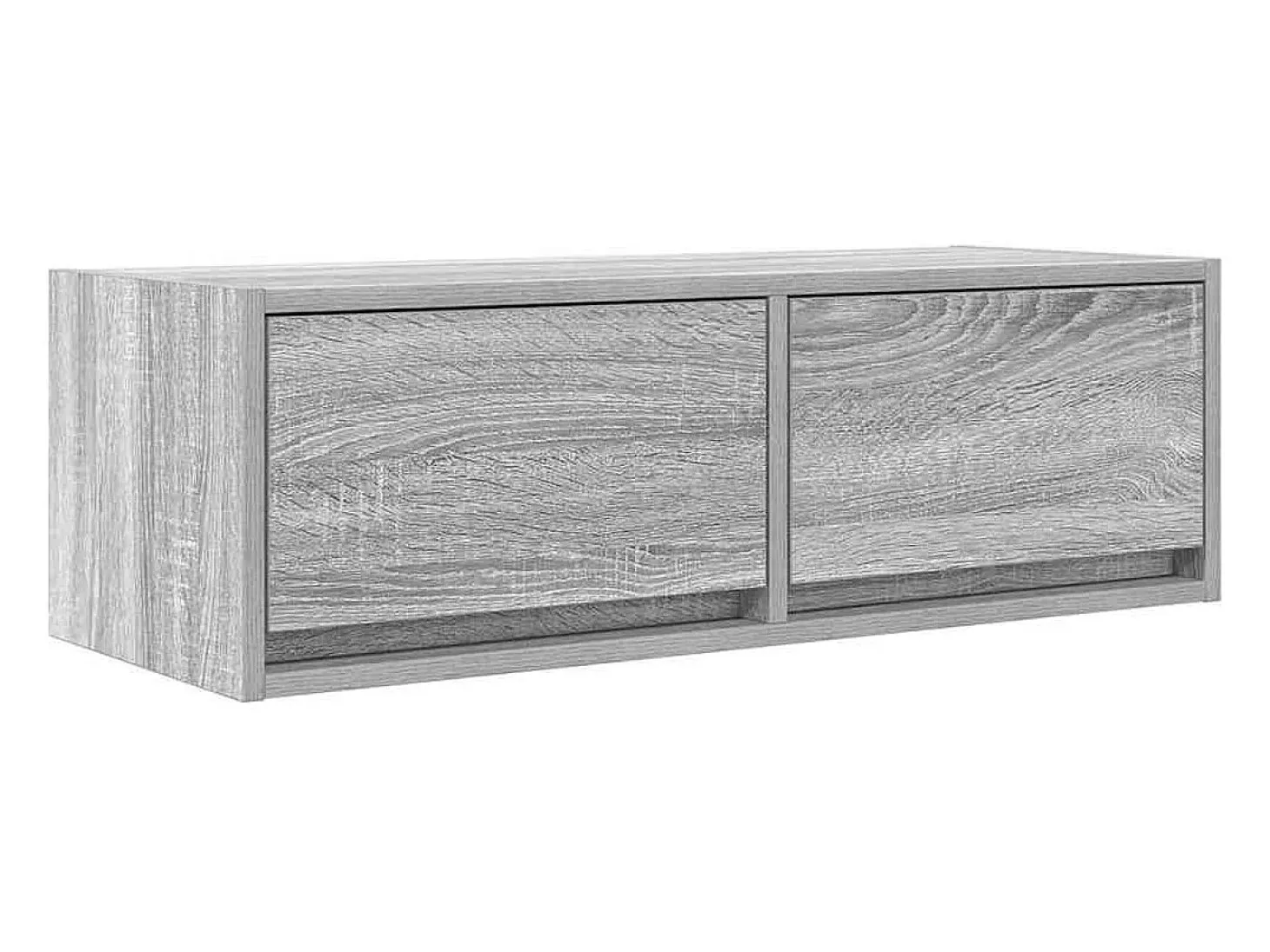 Mueble de TV madera de ingeniería gris Sonoma 80x31x25,5 cm