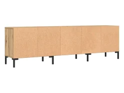 Mueble de TV madera de ingeniería roble artisan 150x30x44,5 cm