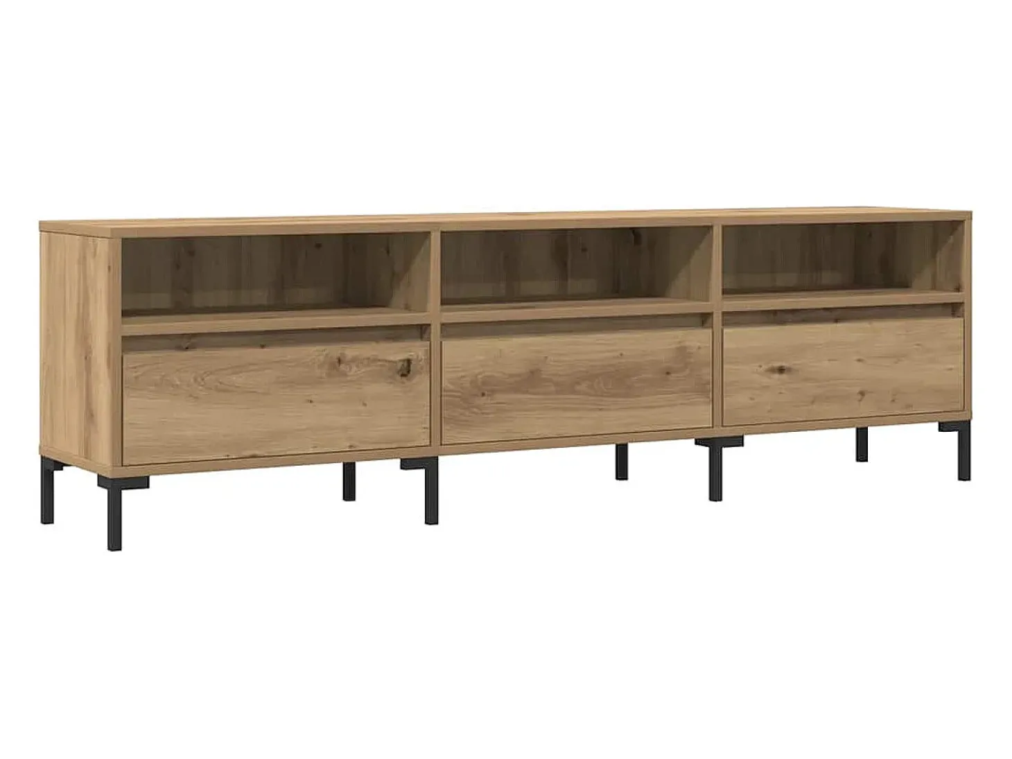 Mueble de TV madera de ingeniería roble artisan 150x30x44,5 cm