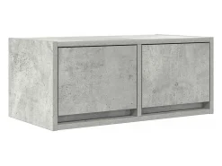 Mueble de TV madera de ingeniería gris hormigón 60x31x25,5 cm
