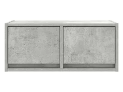 Mueble de TV madera de ingeniería gris hormigón 60x31x25,5 cm