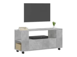 Mueble de TV madera de ingeniería gris hormigón 102x34,5x43 cm ES45193