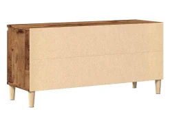 Mueble de TV madera ingeniería madera envejecida 102x35x50 cm