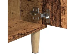 Mueble de TV madera ingeniería madera envejecida 102x35x50 cm