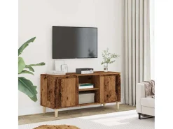 Mueble de TV madera ingeniería madera envejecida 102x35x50 cm