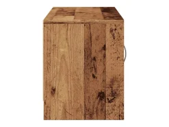 Mueble de TV madera ingeniería madera envejecida 102x30x37,5 cm