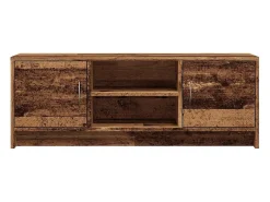 Mueble de TV madera ingeniería madera envejecida 102x30x37,5 cm