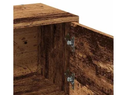 Mueble de TV madera ingeniería madera envejecida 102x30x37,5 cm