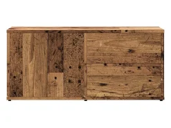 Mueble de TV madera ingeniería madera envejecida 80x34x35,5 cm