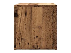 Mueble de TV madera ingeniería madera envejecida 80x34x35,5 cm