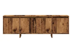 Mueble de TV madera ingeniería madera envejecida 120x30x40,5 cm