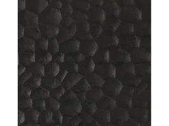 Mueble de TV madera maciza de mango negro 80x33x46 cm