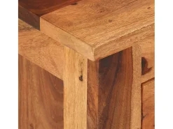 Mueble de TV madera maciza de Sheesham 110x30x40 cm