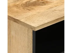 Mueble de TV madera maciza de mango 100x33x46 cm