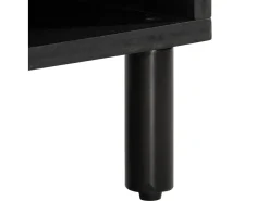 Mueble de TV madera maciza de mango 100x33x46 cm