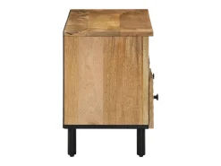Mueble de TV madera maciza de mango 100x33x46 cm