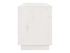 Mueble de TV madera maciza de pino blanco 176x37x47,5 cm