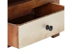 Mueble de TV madera maciza de Sheesham 90x30x40 cm