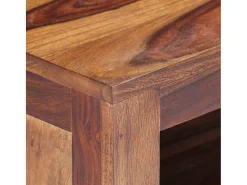 Mueble de TV madera maciza de Sheesham 90x30x40 cm
