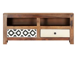 Mueble de TV madera maciza de Sheesham 90x30x40 cm