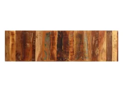 Mueble de TV madera maciza reciclada 110x30x40 cm