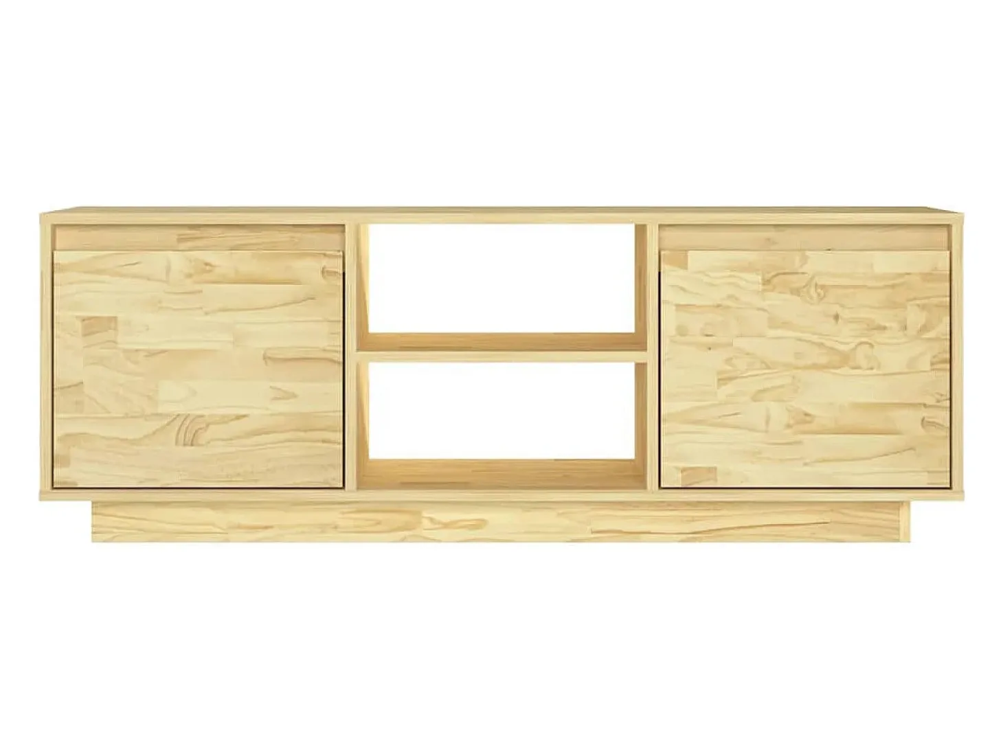Mueble de TV madera maciza de pino 110x30x40 cm