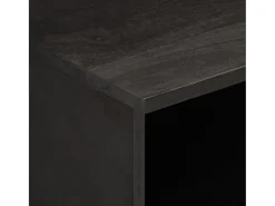 Mueble de TV madera maciza de mango 80x33x46 cm