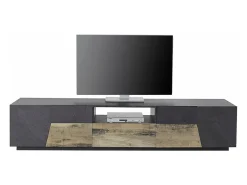 Mueble de TV salón 220 x 43 cm pared diseño moderno Fergus Report