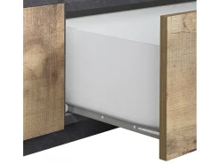 Mueble de TV salón 220 x 43 cm pared diseño moderno Fergus Report