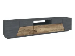 Mueble de TV salón 220 x 43 cm pared diseño moderno Fergus Report