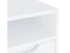 Mueble de TV VISNES blanco 60x40x38 cm madera de ingeniería